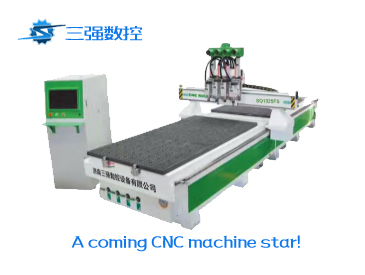 三强双工位数控开料机